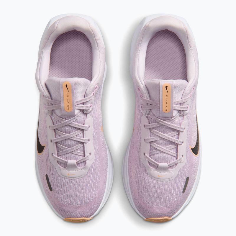 Kinder-Laufschuhe Nike Stellar Ride bleached lilac/pink foam/black 4
