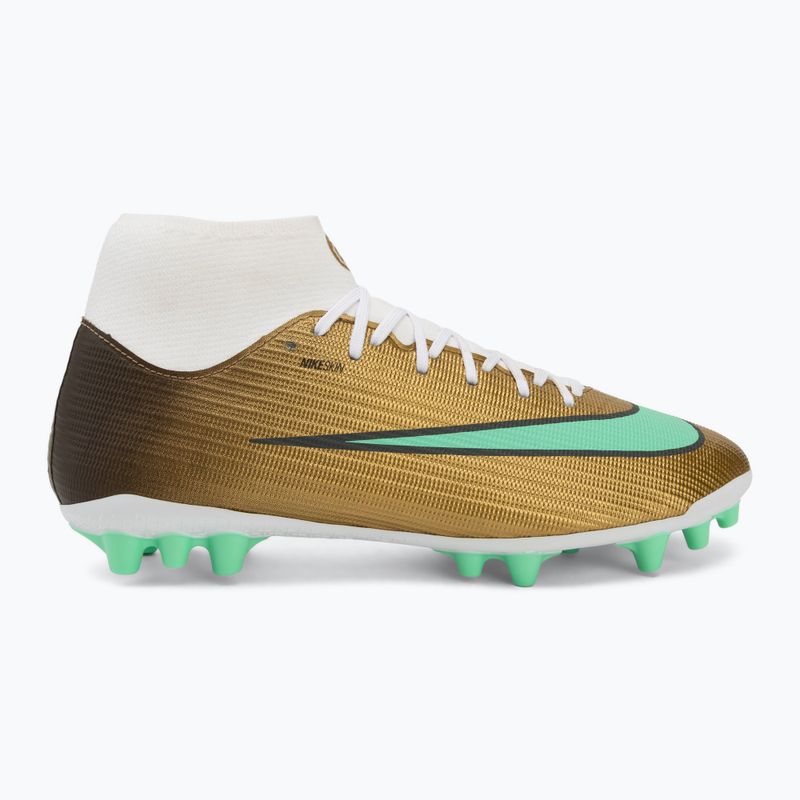 Herren-Fußballschuhe Nike Mercurial Superfly 11 Academy "Kylian Mbappé" metallic gold/green glow 2