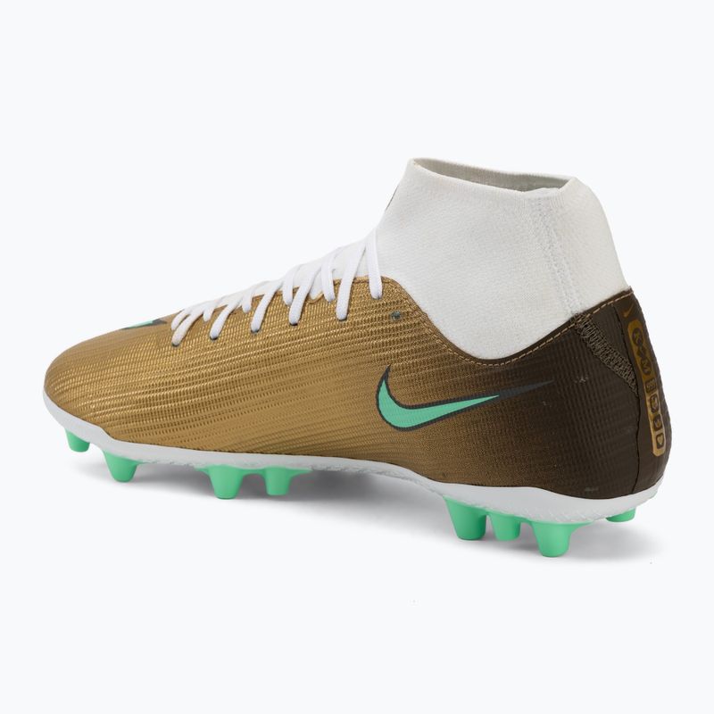 Herren-Fußballschuhe Nike Mercurial Superfly 11 Academy "Kylian Mbappé" metallic gold/green glow 3