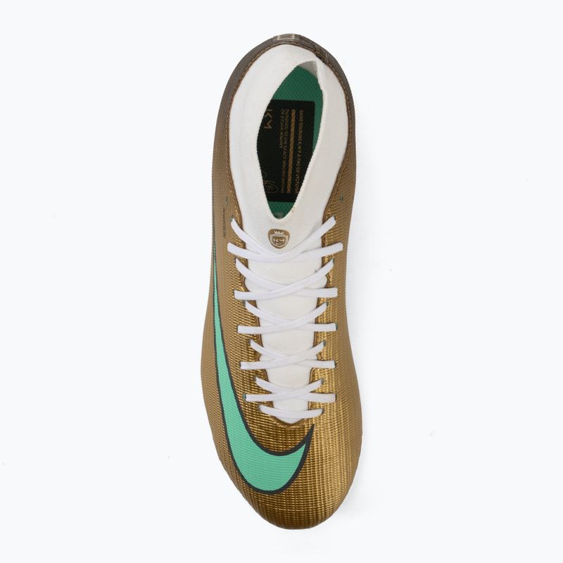 Herren-Fußballschuhe Nike Mercurial Superfly 11 Academy "Kylian Mbappé" metallic gold/green glow 5