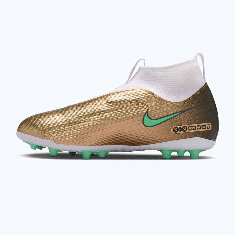 Kinder-Fußballschuhe Nike Jr. Mercurial Superfly 11 Academy "Kylian Mbappé" metallic gold/green glow 2