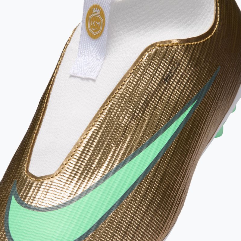 Kinder-Fußballschuhe Nike Jr. Mercurial Superfly 11 Academy "Kylian Mbappé" metallic gold/green glow 5