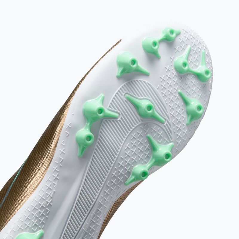 Kinder-Fußballschuhe Nike Jr. Mercurial Superfly 11 Academy "Kylian Mbappé" metallic gold/green glow 7