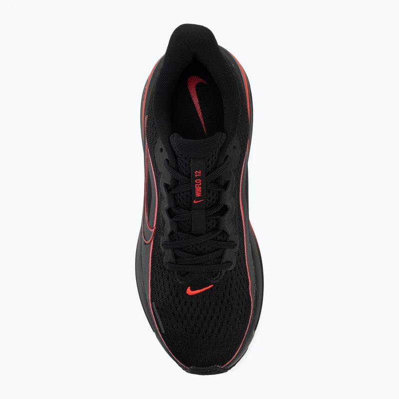 Nike Winflo 12 Laufschuhe schwarz/rot Orbit/dunkelrauchgrau/schwarz 5