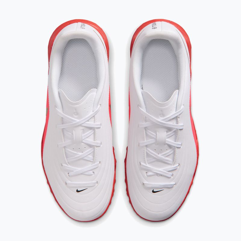 Kinder-Fußballschuhe Nike Jr. Tiempo Maestro Club White/Bright Crimson/Blur 3
