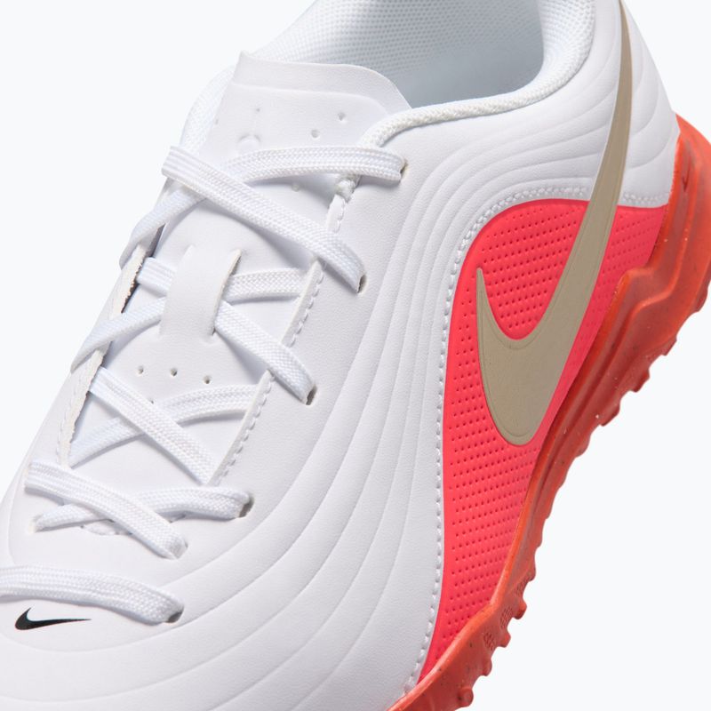 Kinder-Fußballschuhe Nike Jr. Tiempo Maestro Club White/Bright Crimson/Blur 5