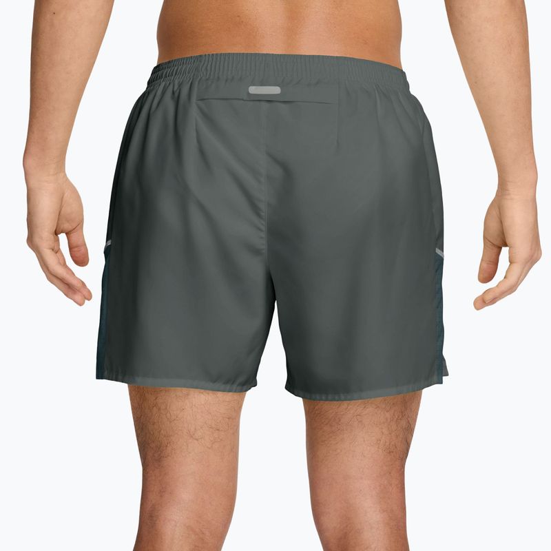 Herren-Shorts Nike Miler Dri-Fit Brief Lined 5" camo green/mineral slate 2