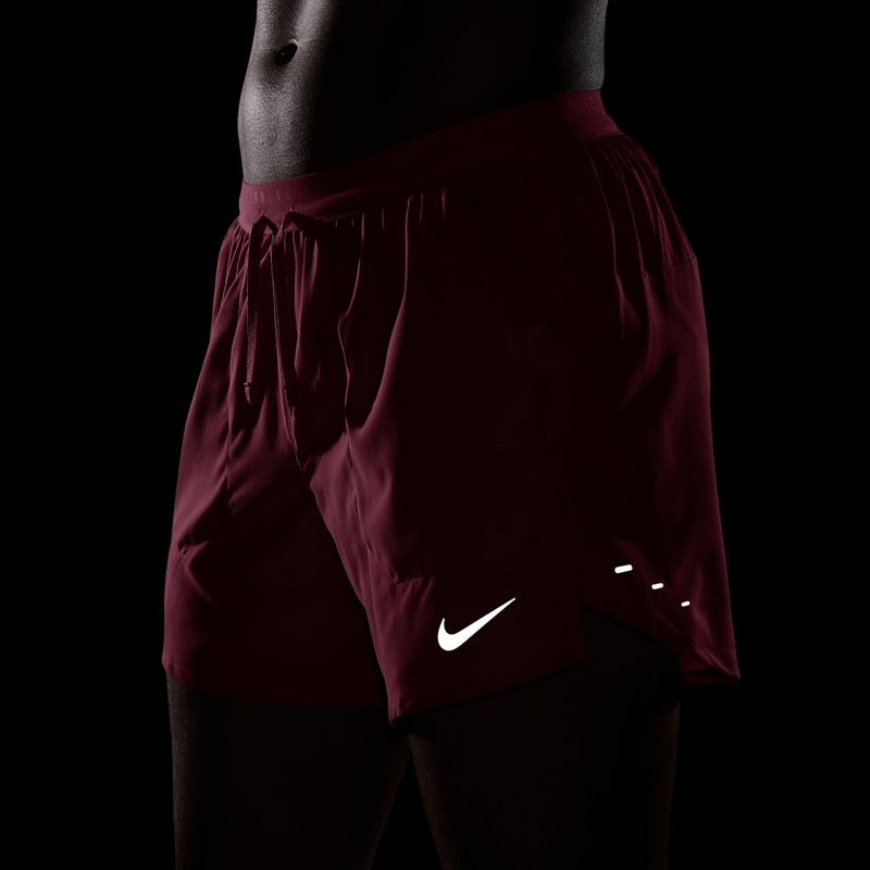 Herren-Shorts Nike Stride Dri-Fit mit Innenhose 5" tough red 7