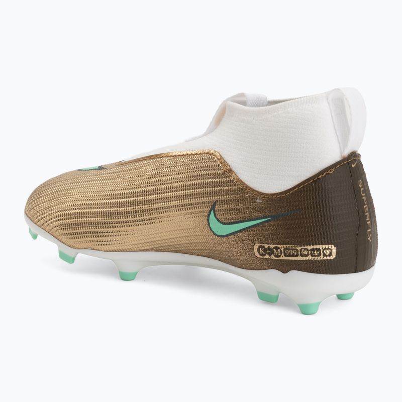 Kinder-Fußballschuhe Nike Jr. Mercurial Superfly 11 Academy "Kylian Mbappé" metallic gold/green glow 3
