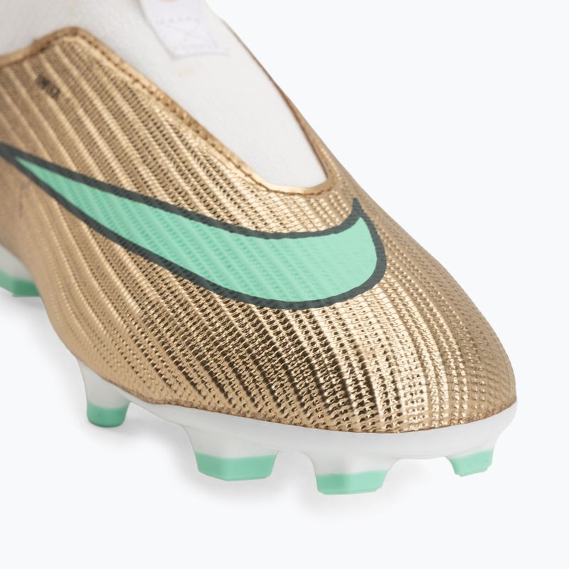 Kinder-Fußballschuhe Nike Jr. Mercurial Superfly 11 Academy "Kylian Mbappé" metallic gold/green glow 7