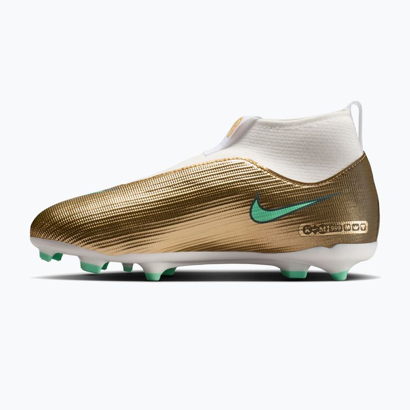 Kinder-Fußballschuhe Nike Jr. Mercurial Superfly 11 Academy "Kylian Mbappé" metallic gold/green glow 2