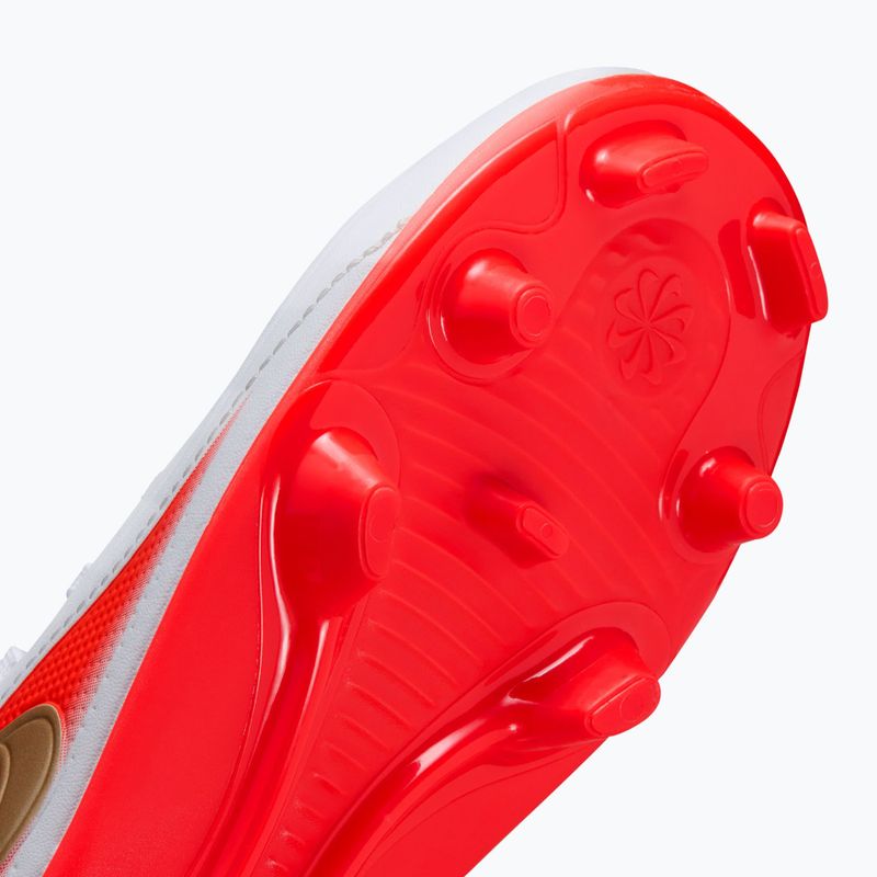 Kinder-Fußballschuhe Nike Jr. Tiempo Maestro Club White/Bright Crimson/Blur 4