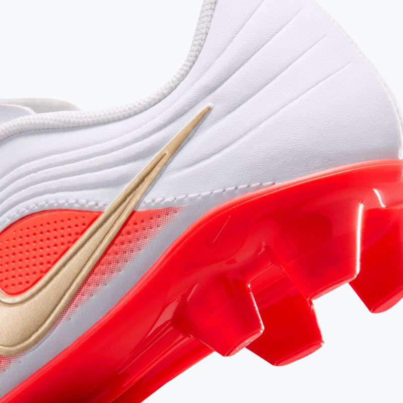 Kinder-Fußballschuhe Nike Jr. Tiempo Maestro Club White/Bright Crimson/Blur 6