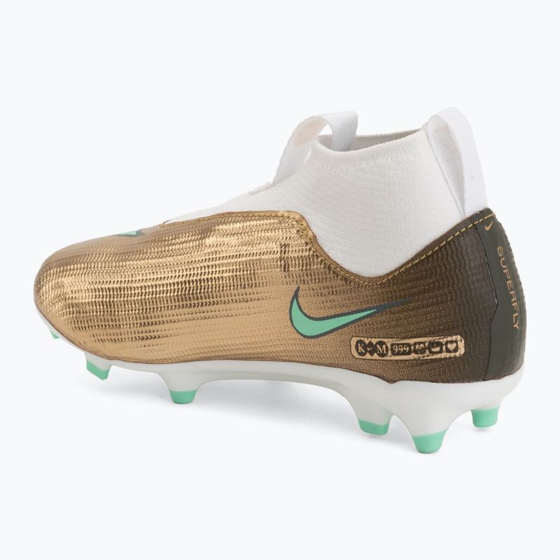 Kinder-Fußballschuhe Nike Jr. Mercurial Superfly 11 Academy "Kylian Mbappé" metallic gold/green glow 3