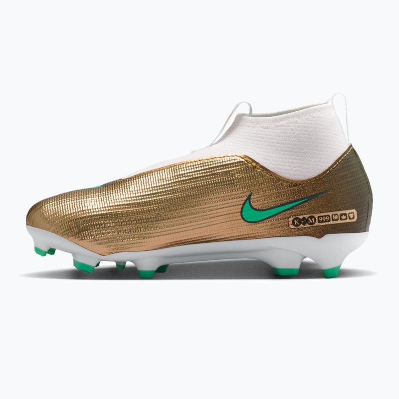 Kinder-Fußballschuhe Nike Jr. Mercurial Superfly 11 Academy "Kylian Mbappé" metallic gold/green glow 2
