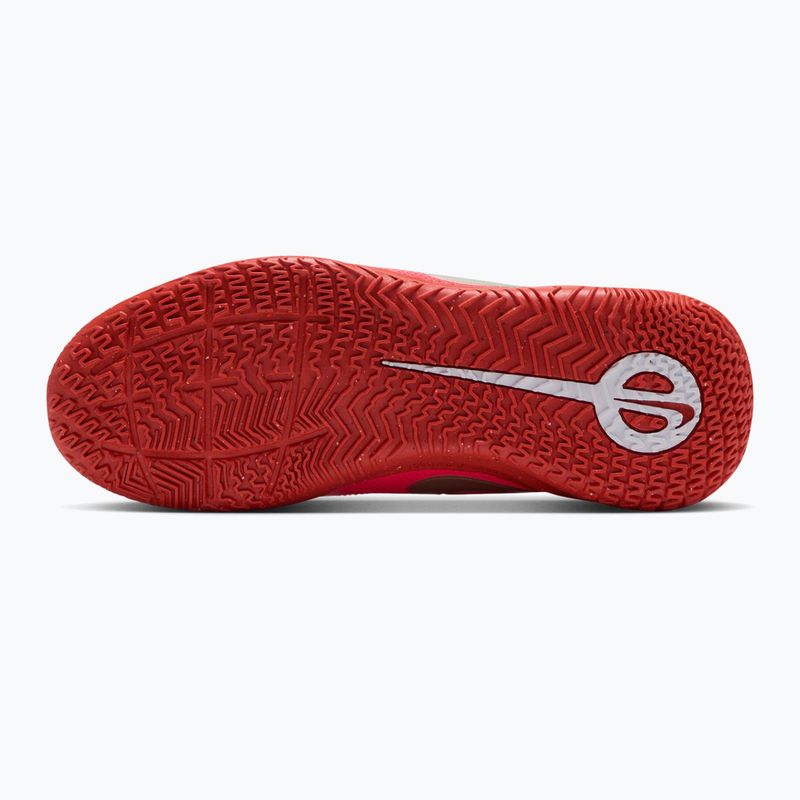 Kinder-Fußballschuhe Nike Jr. Tiempo Maestro Club white/bright crimson/blur 3