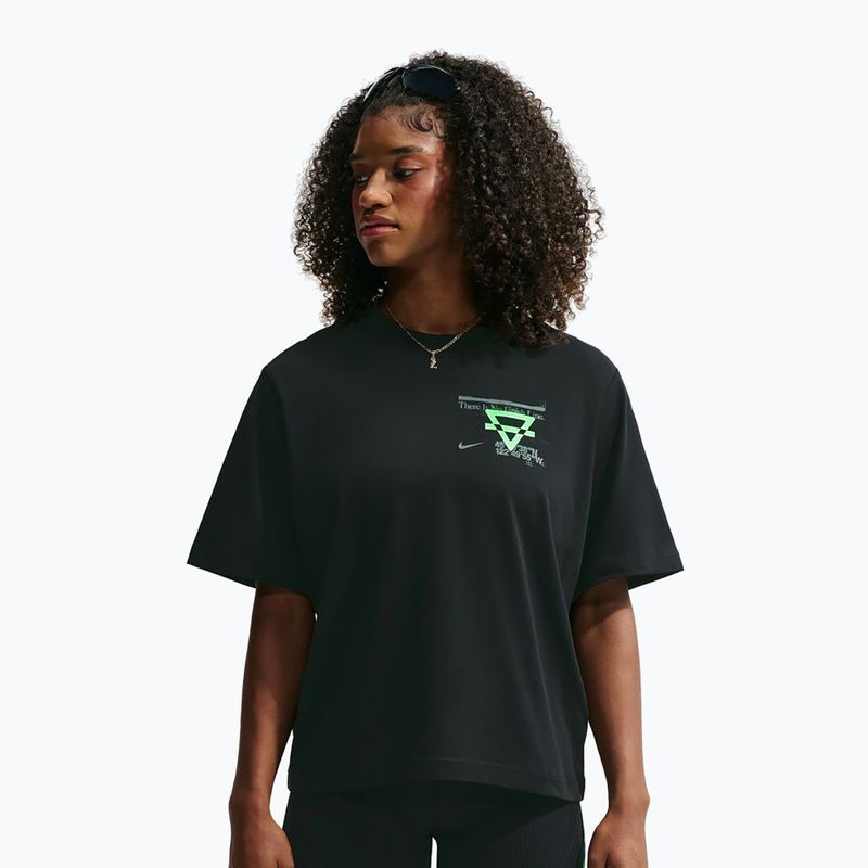 Damen-Laufshirt Nike Swift Dri-Fit black/no color/illusion green