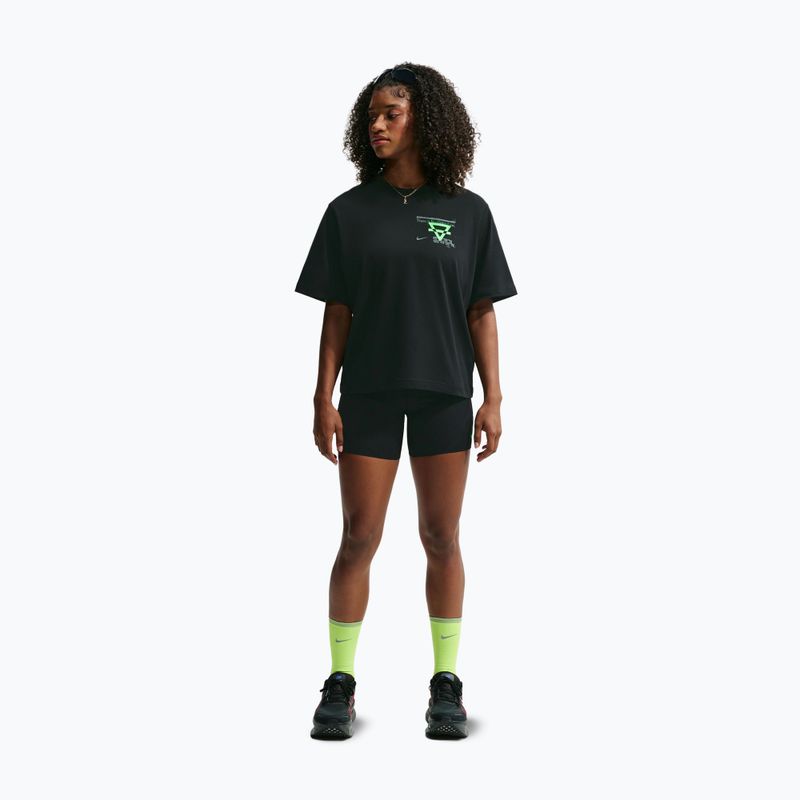 Damen-Laufshirt Nike Swift Dri-Fit black/no color/illusion green 2