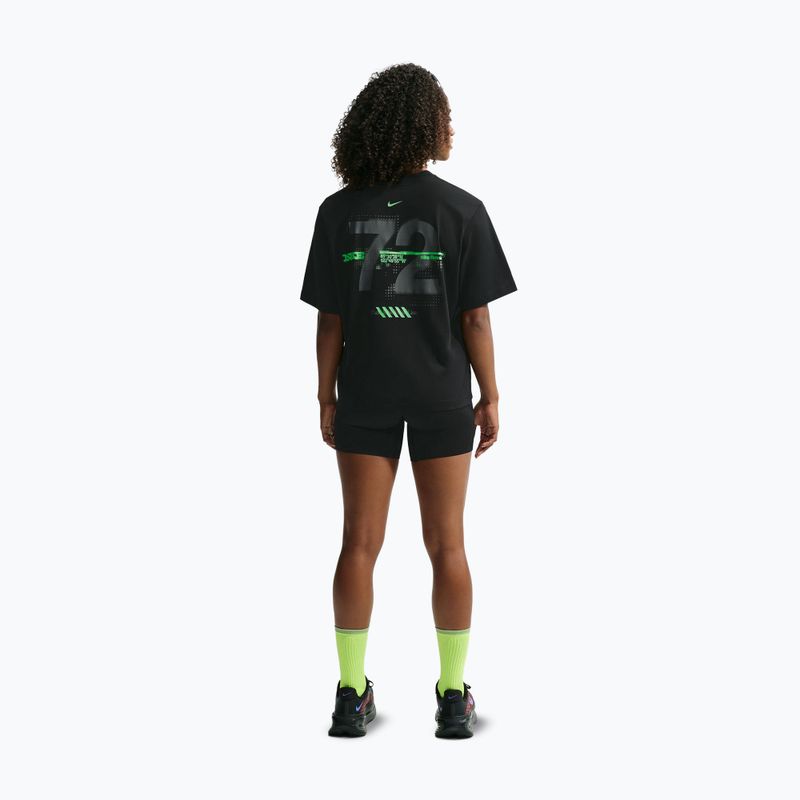Damen-Laufshirt Nike Swift Dri-Fit black/no color/illusion green 3