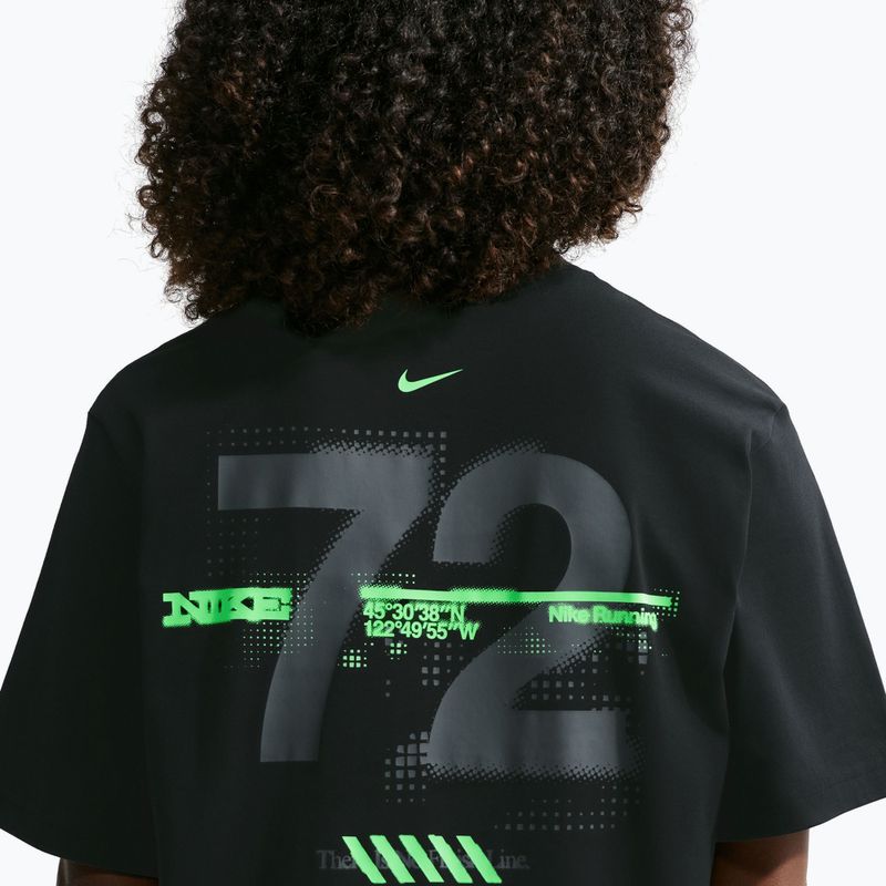 Damen-Laufshirt Nike Swift Dri-Fit black/no color/illusion green 5