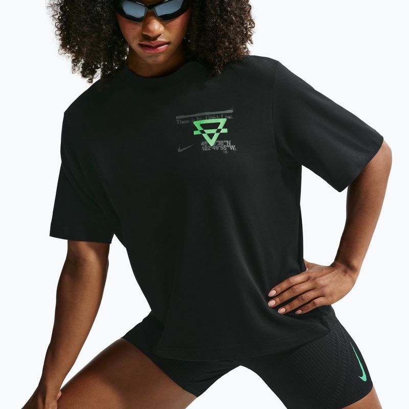 Damen-Laufshirt Nike Swift Dri-Fit black/no color/illusion green 6