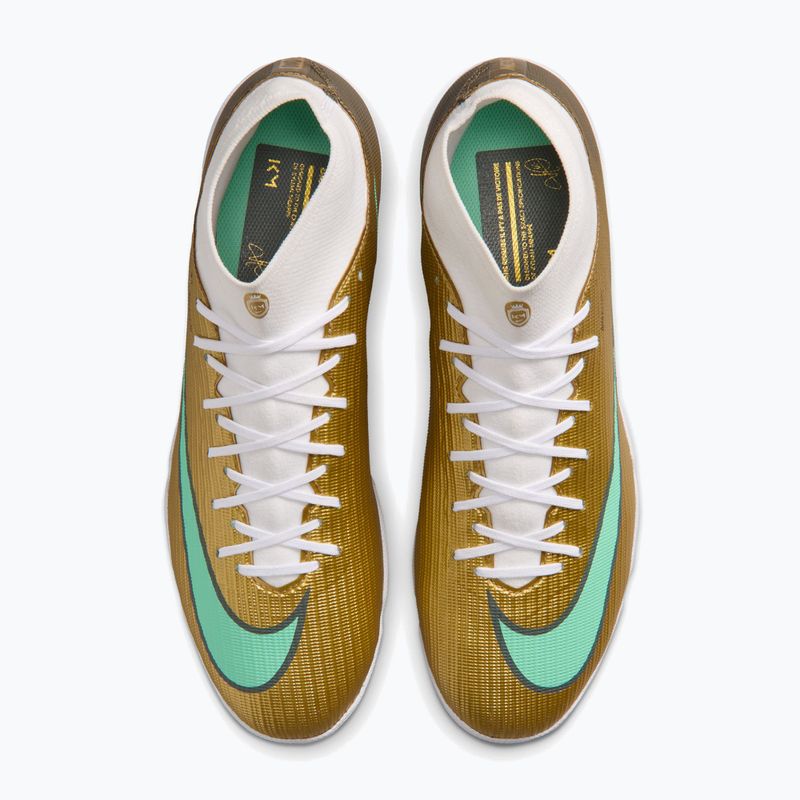 Herren-Fußballschuhe Nike Mercurial Superfly 11 Academy "Kylian Mbappé" metallic gold/green glow 4