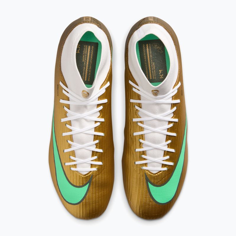 Herren-Fußballschuhe Nike Mercurial Superfly 11 Academy "Kylian Mbappé" metallic gold/green glow 4