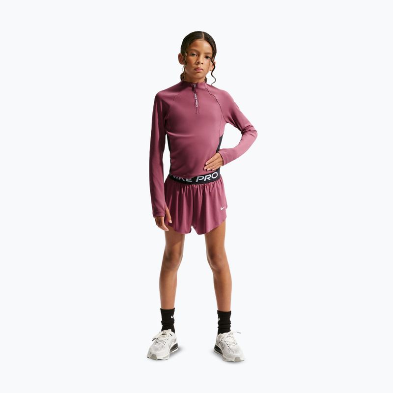 Kindershorts Nike Pro pink smoke/black/white 2