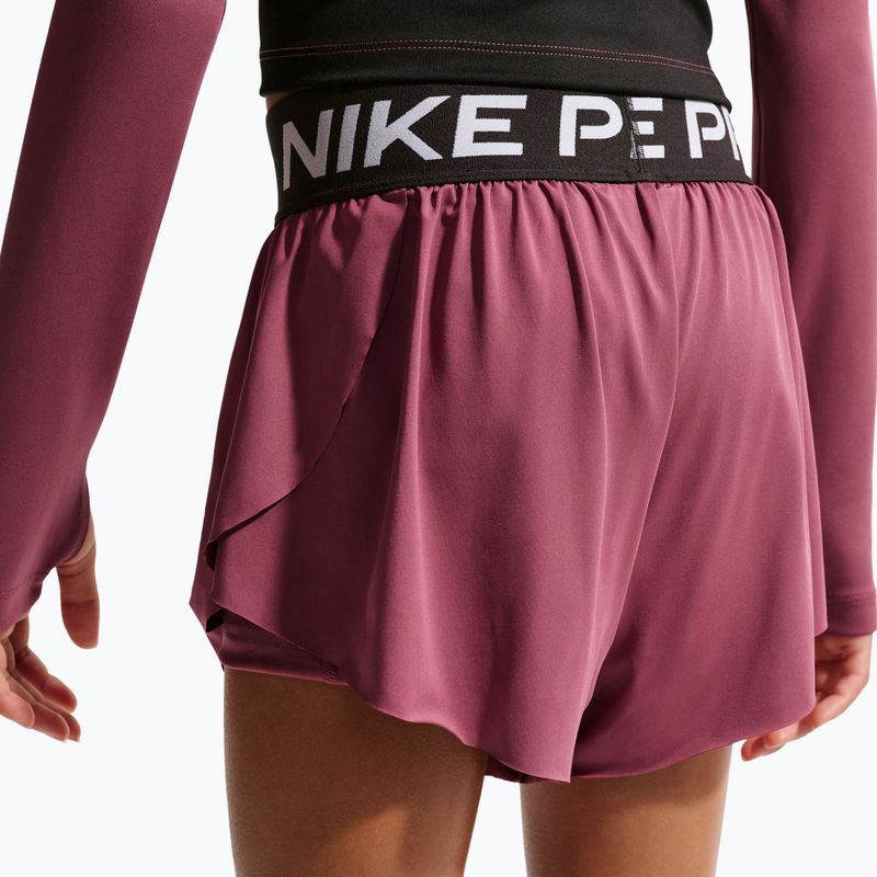 Kindershorts Nike Pro pink smoke/black/white 5