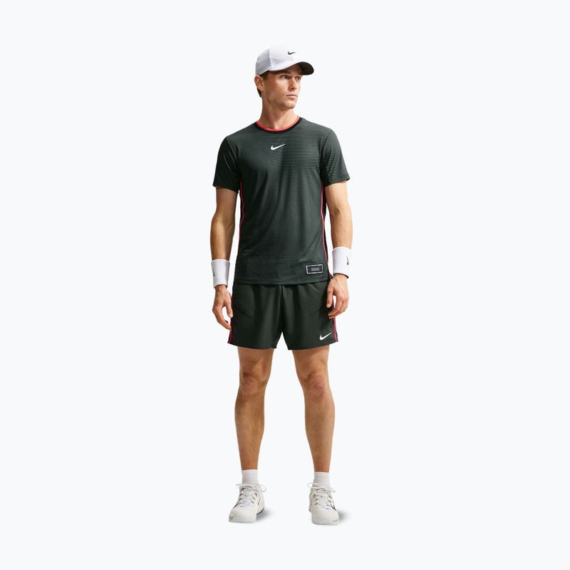 Poloshirt Nike Court Slam Aero-Fit Black Spruce/White 2