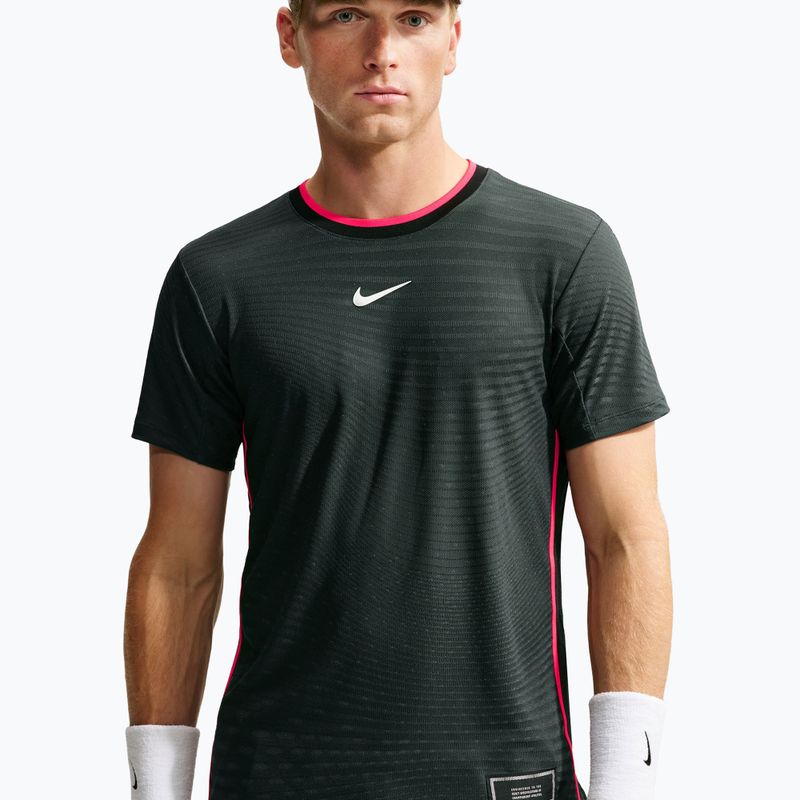 Poloshirt Nike Court Slam Aero-Fit Black Spruce/White 4