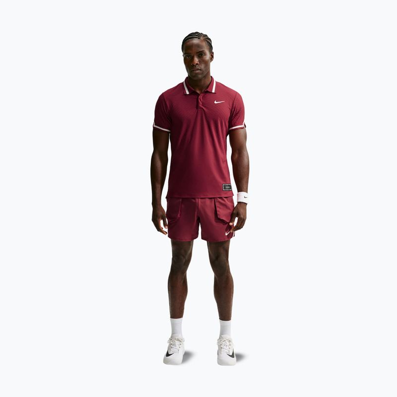 Poloshirt Nike Court Slam Aero-Fit Team Red/Pale Ivory 2