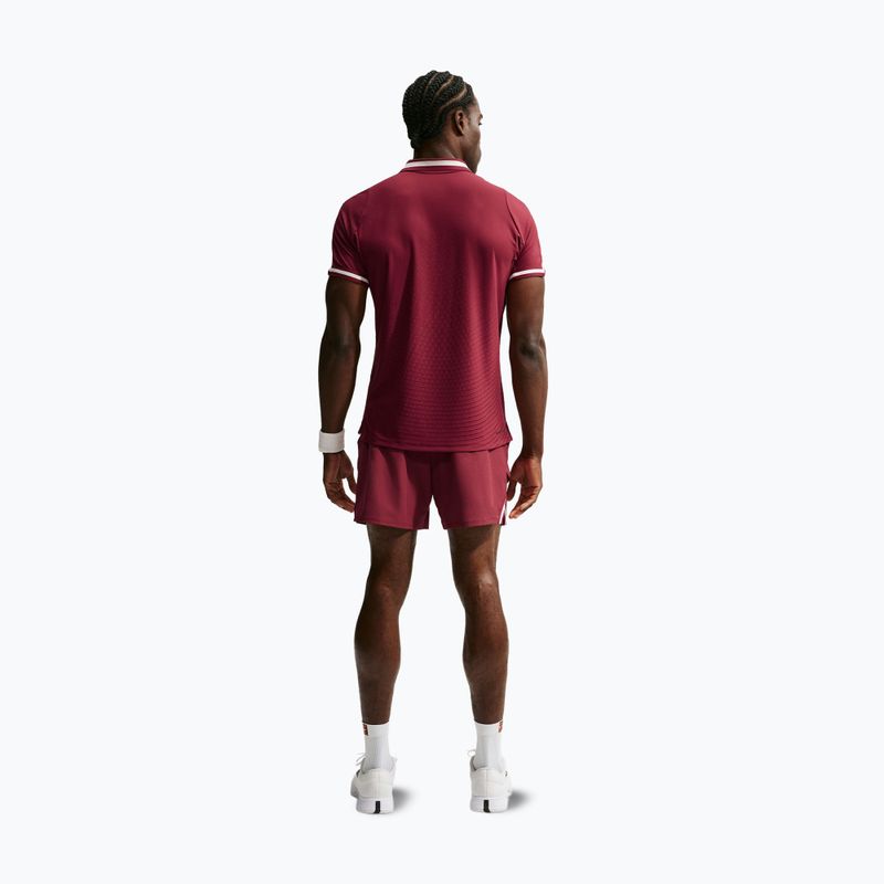 Poloshirt Nike Court Slam Aero-Fit Team Red/Pale Ivory 3