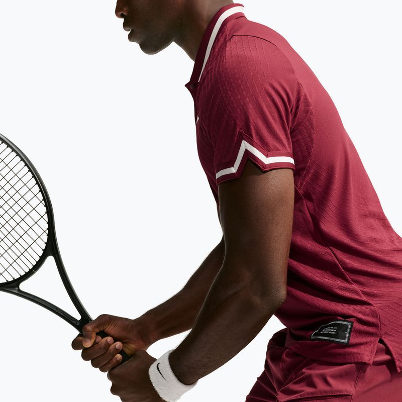 Poloshirt Nike Court Slam Aero-Fit Team Red/Pale Ivory 4