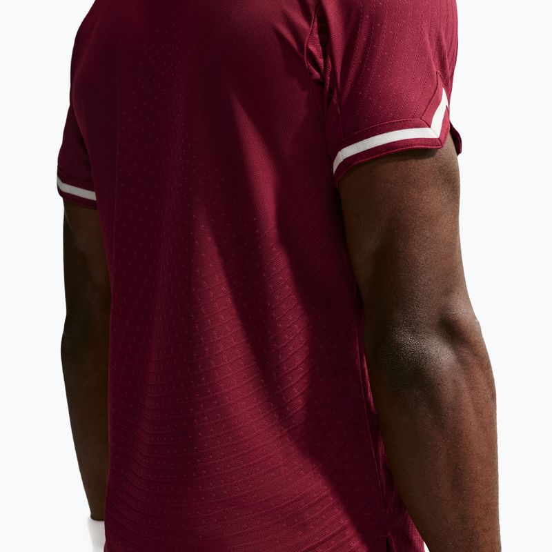 Poloshirt Nike Court Slam Aero-Fit Team Red/Pale Ivory 5