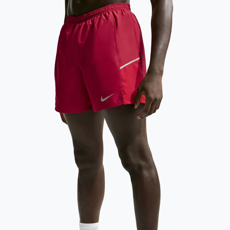 Herren-Laufshorts Nike Miler tough red/sport red 5