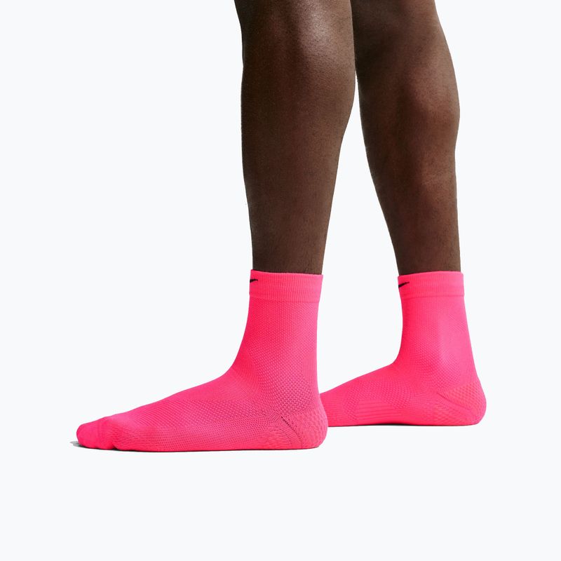 Socken Nike Run Lightweight Micro Crew Hyper Pink/Black 6