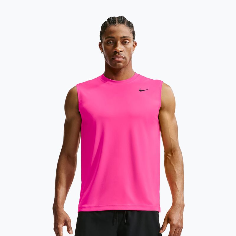 Trainings-T-Shirt Herren Nike Dri-FIT Sleeveless Training Top hyper pink/black