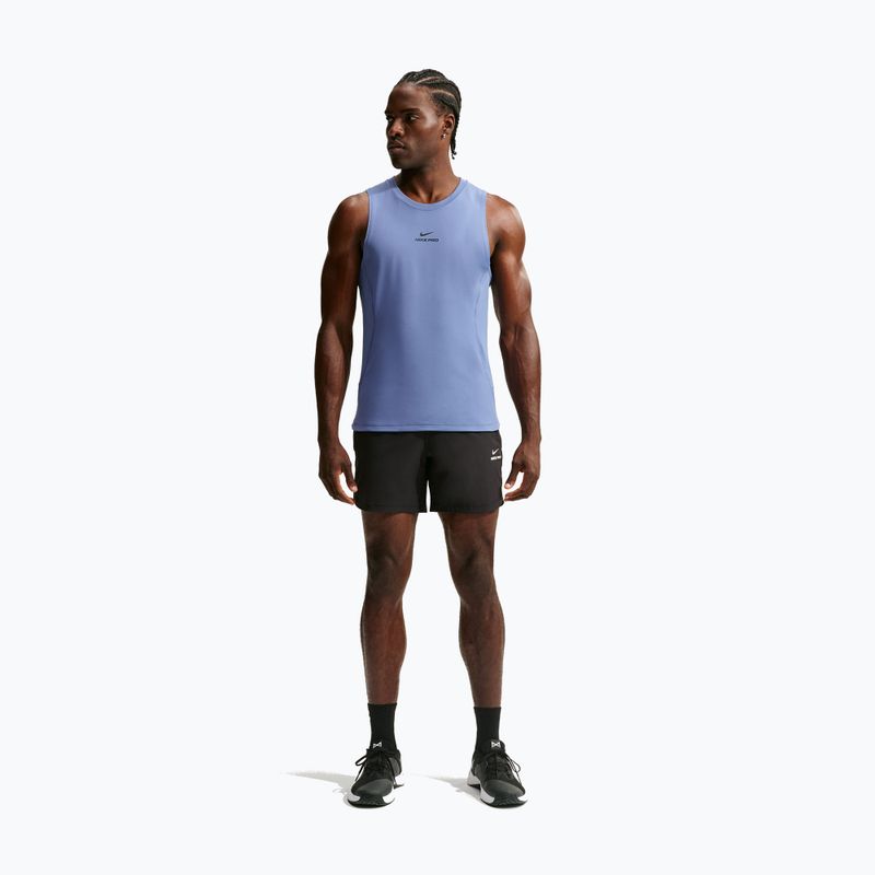 Trainings-T-Shirt Herren Nike Pro indigo storm/black 8