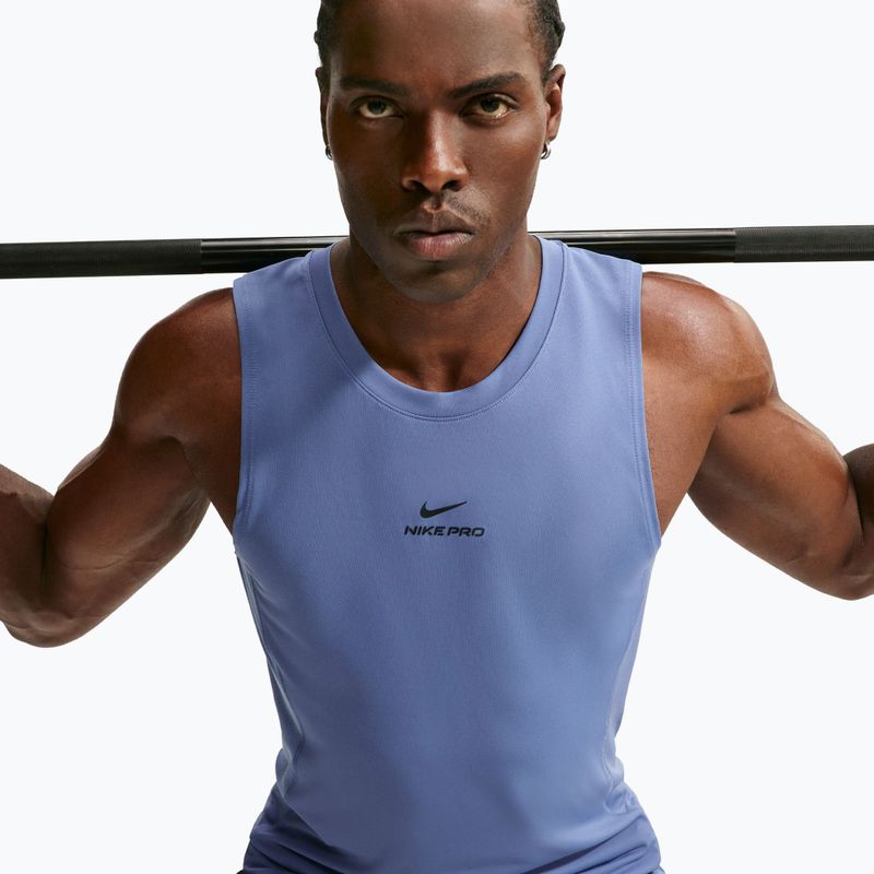 Trainings-T-Shirt Herren Nike Pro indigo storm/black 5