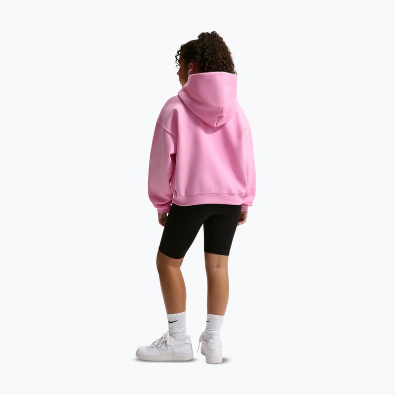 Kinder-Sweatshirt Nike Sportswear Studio Fleece pink rise/white 3