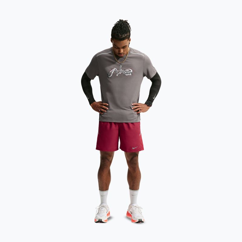 Herren-Laufshorts Nike Miler tough red/sport red 2