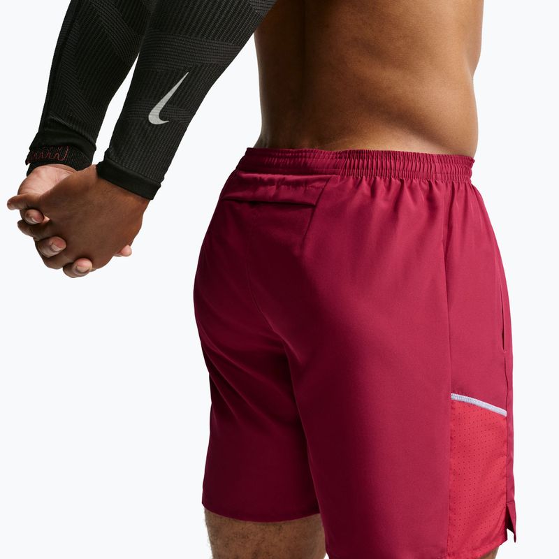 Herren-Laufshorts Nike Miler tough red/sport red 6