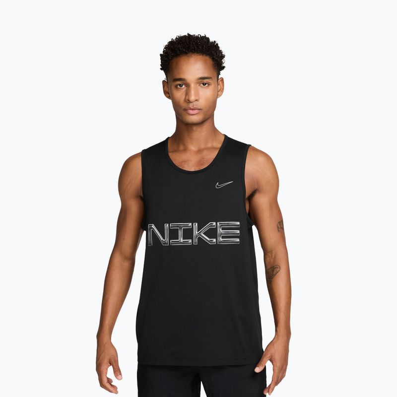 Trainings-T-Shirt Herren Nike Hyverse black/white