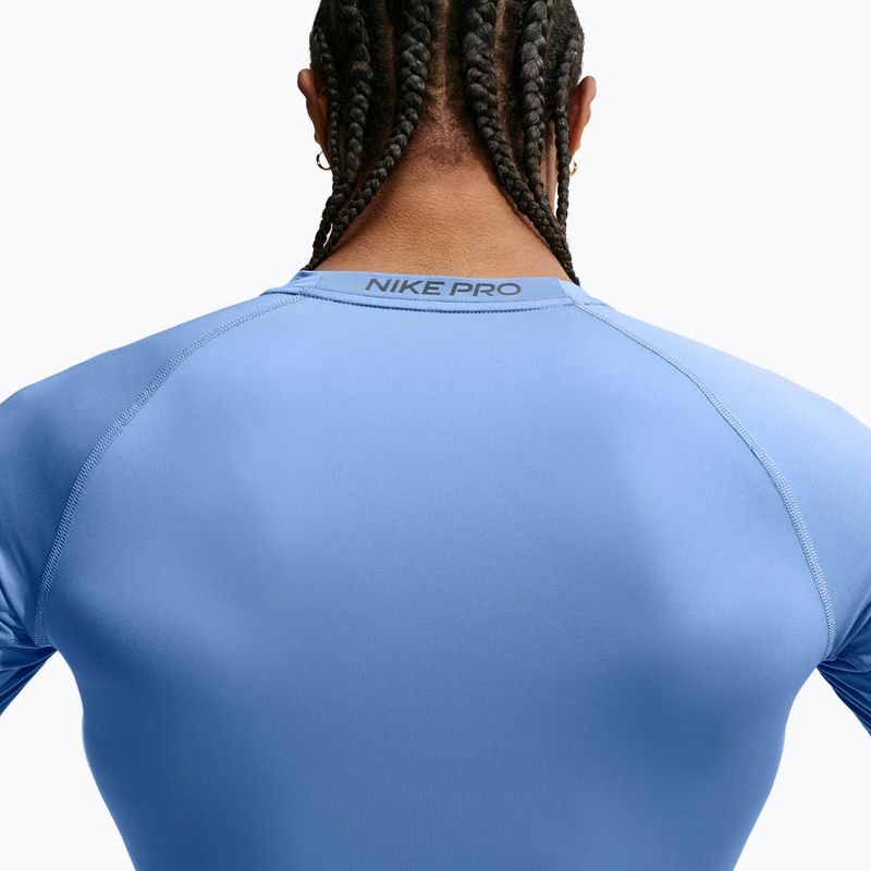 Herren-Trainingslangarmshirt Nike Pro indigo storm/black 4
