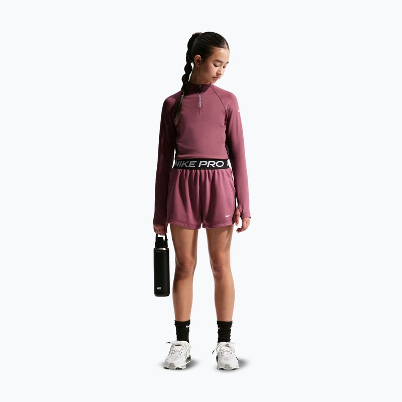 Kindershorts Nike Pro Fleece pink smoke/pink smoke/black/white 2