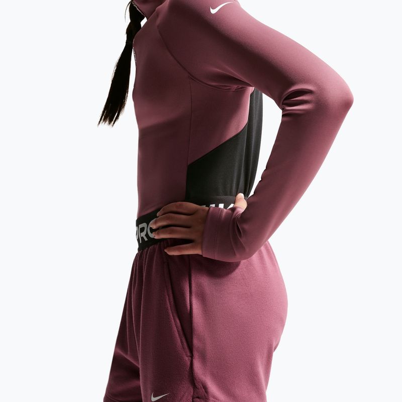Kindershorts Nike Pro Fleece pink smoke/pink smoke/black/white 5