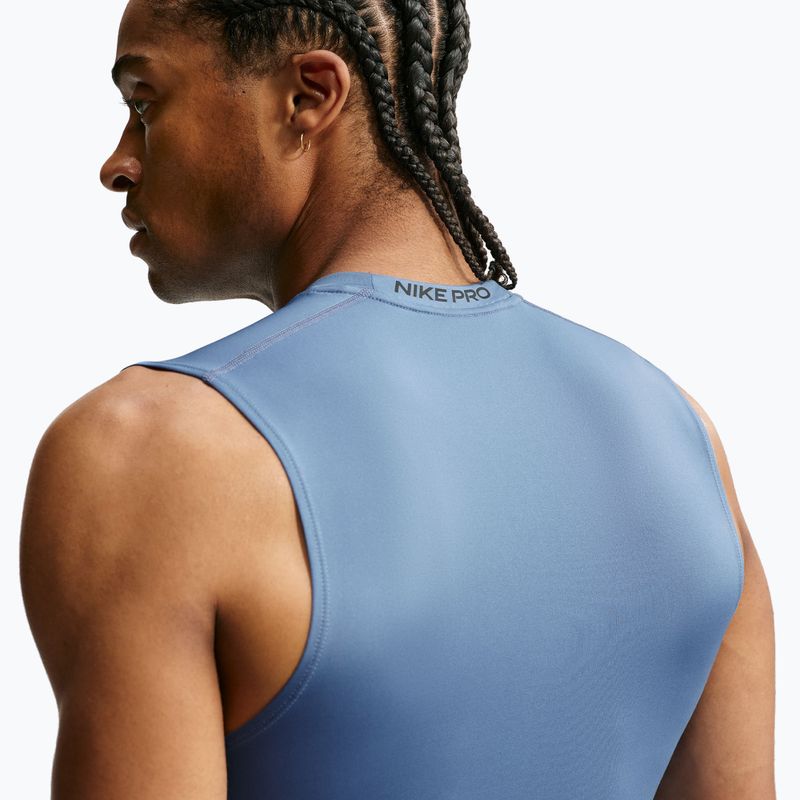 Trainings-T-Shirt Herren Nike Pro indigo storm/black 4