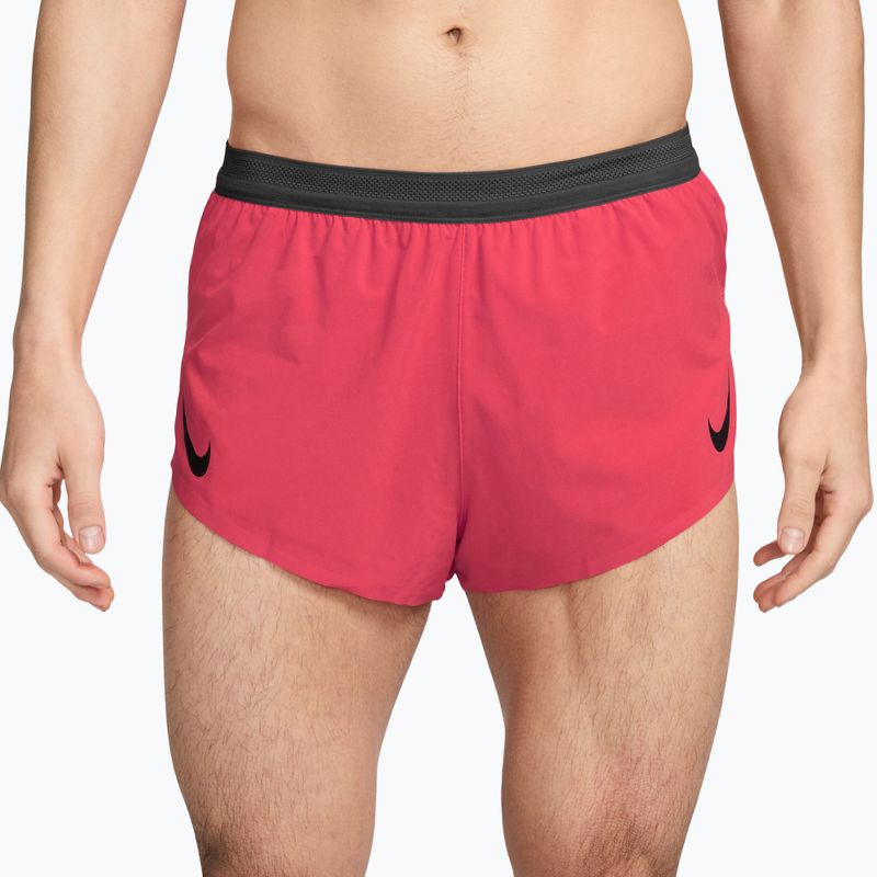 Herren-Laufshorts Nike AeroSwift fusion red/black