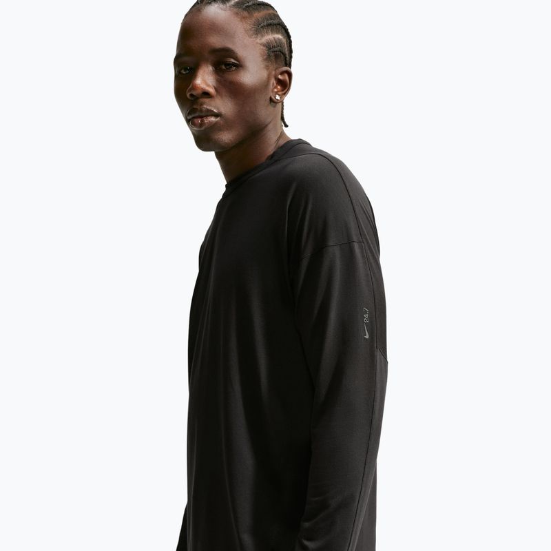 Longsleeve Herren Nike 24.7 ImpossiblySoft Light black/black/dark smoke grey 3